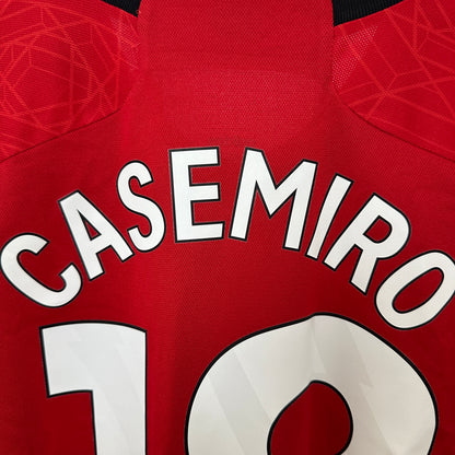 Manchester United Home 2023/24 Casemiro Premier League  Size L	BNWT