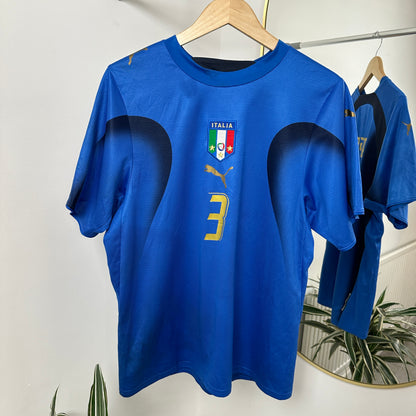 2006 Italy Fabio Grosso Home Shirt Size L