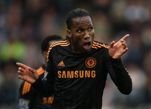 Chelsea Away 2010/11	Didier Drogba Size L