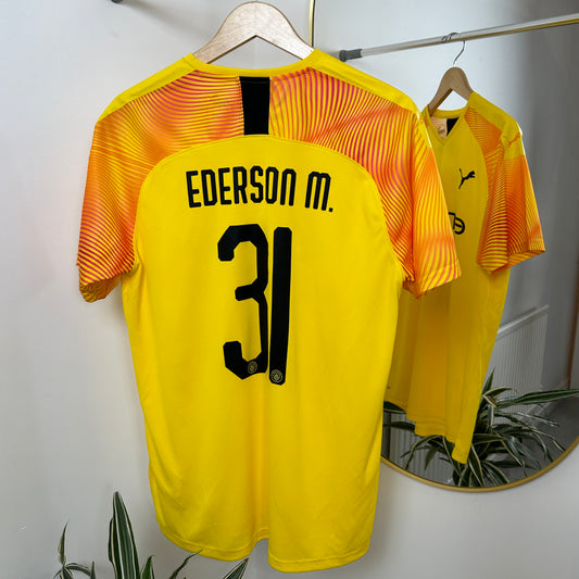 2019/20 Manchester City Player Edition GK shirt Ederson Size L