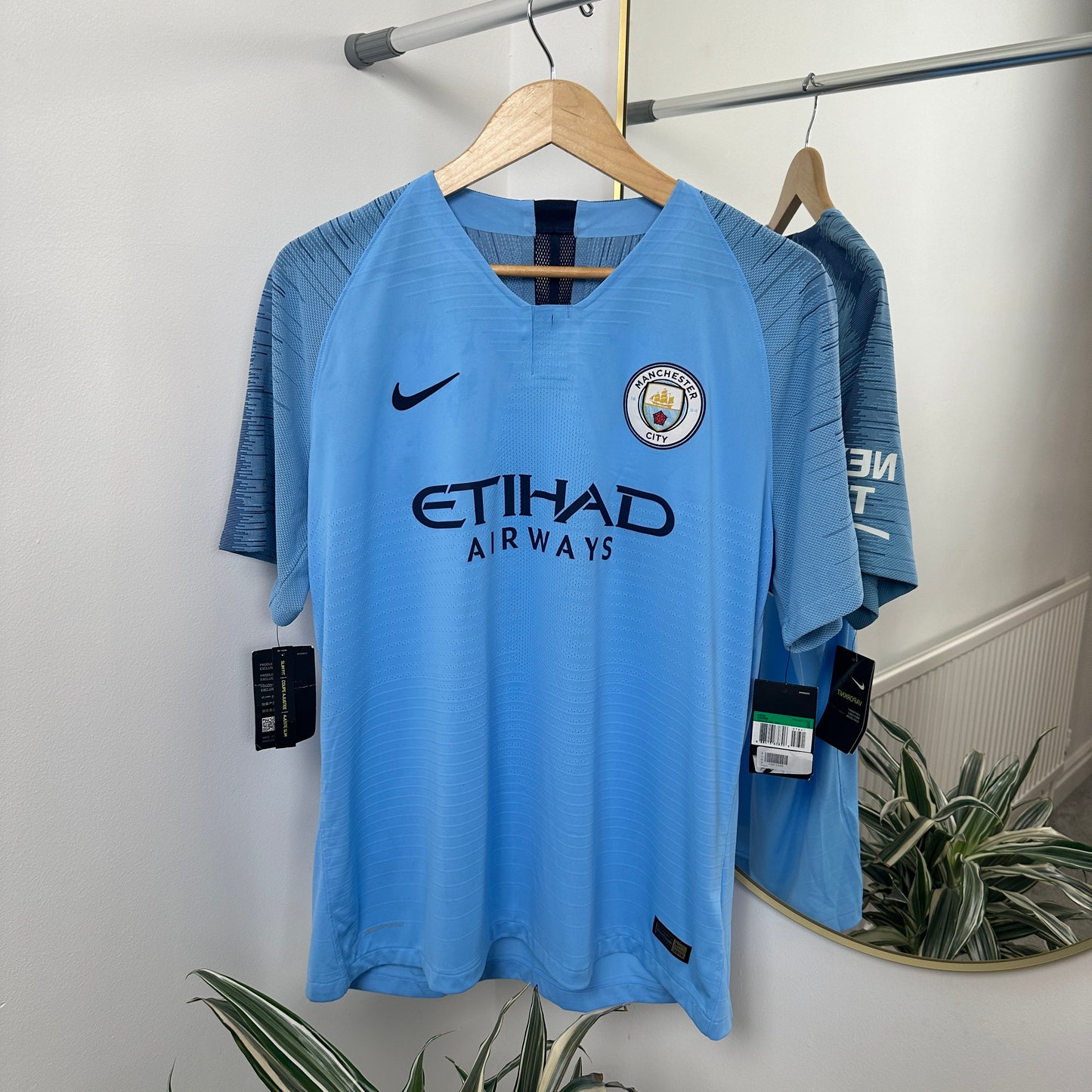 2018/19 Manchester City Phil Foden Vaporknit Home shirt Size XL