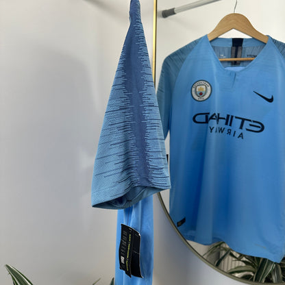 2018/19 Manchester City Phil Foden Vaporknit Home shirt Size XL