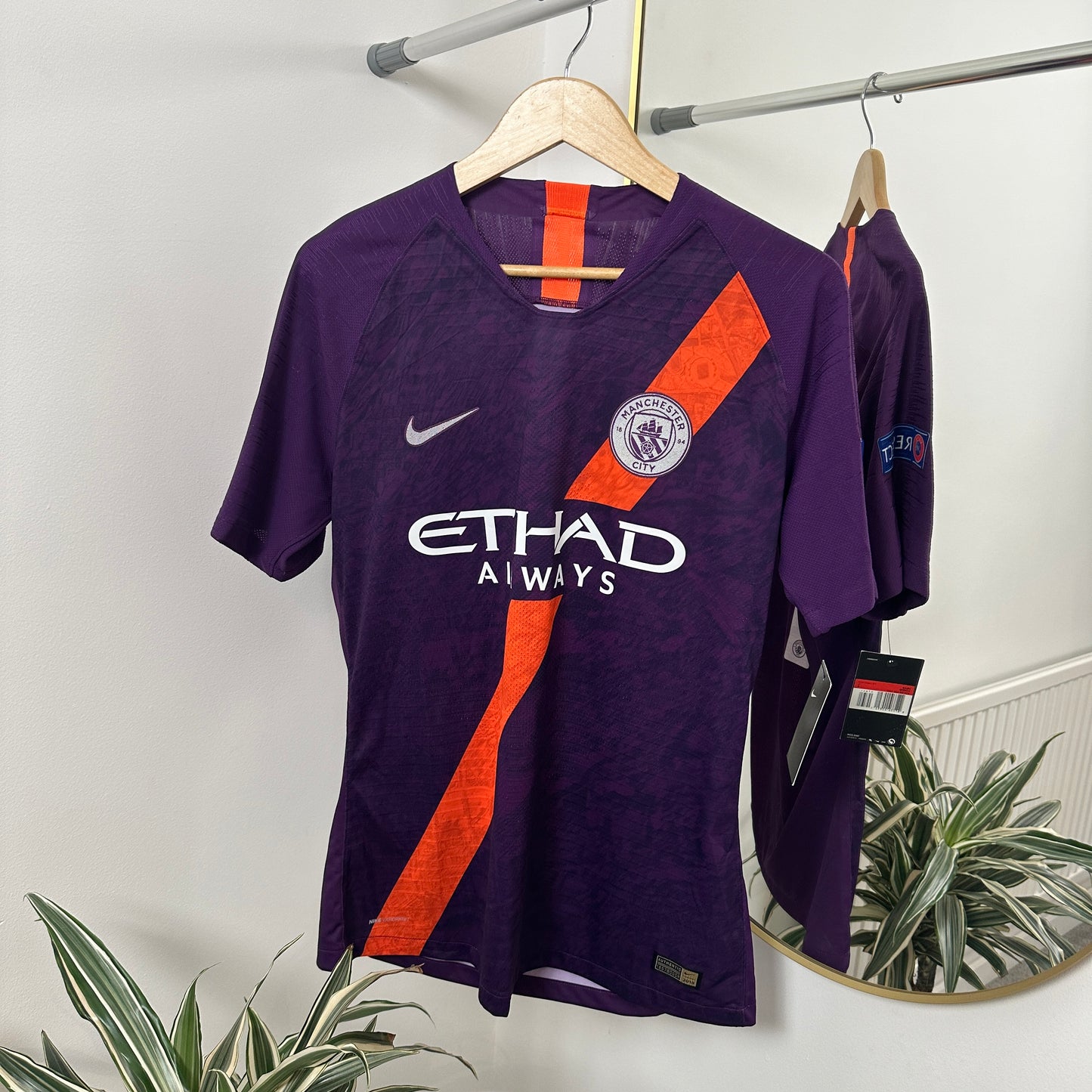 2018/19 Manchester City Vaporknit 3rd Shirt Leroy Sane Size L