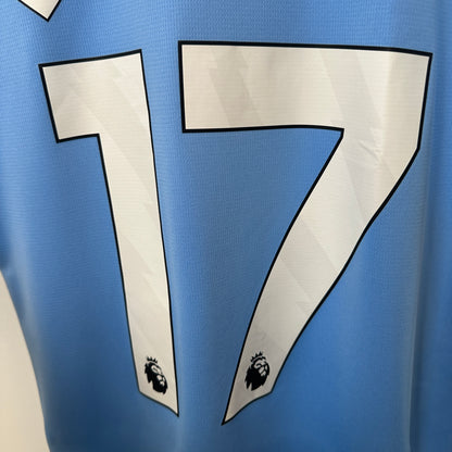 Manchester City Home 2023/24 Kevin De Bruyne #17 Size S